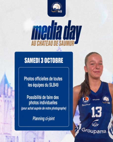 📸 Media Day SLB49 – Samedi 3 Octobre